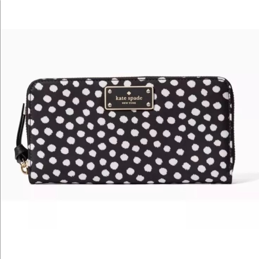 ♠️kate spade Wilson Road Musical Dots Wallet♠️